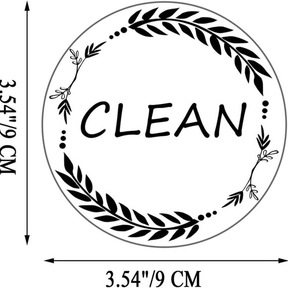 Clean and Dirty Magnet，Dishwasher Magnet Clean Dirty Sign Indicator，Reversible D - Picture 2 of 6